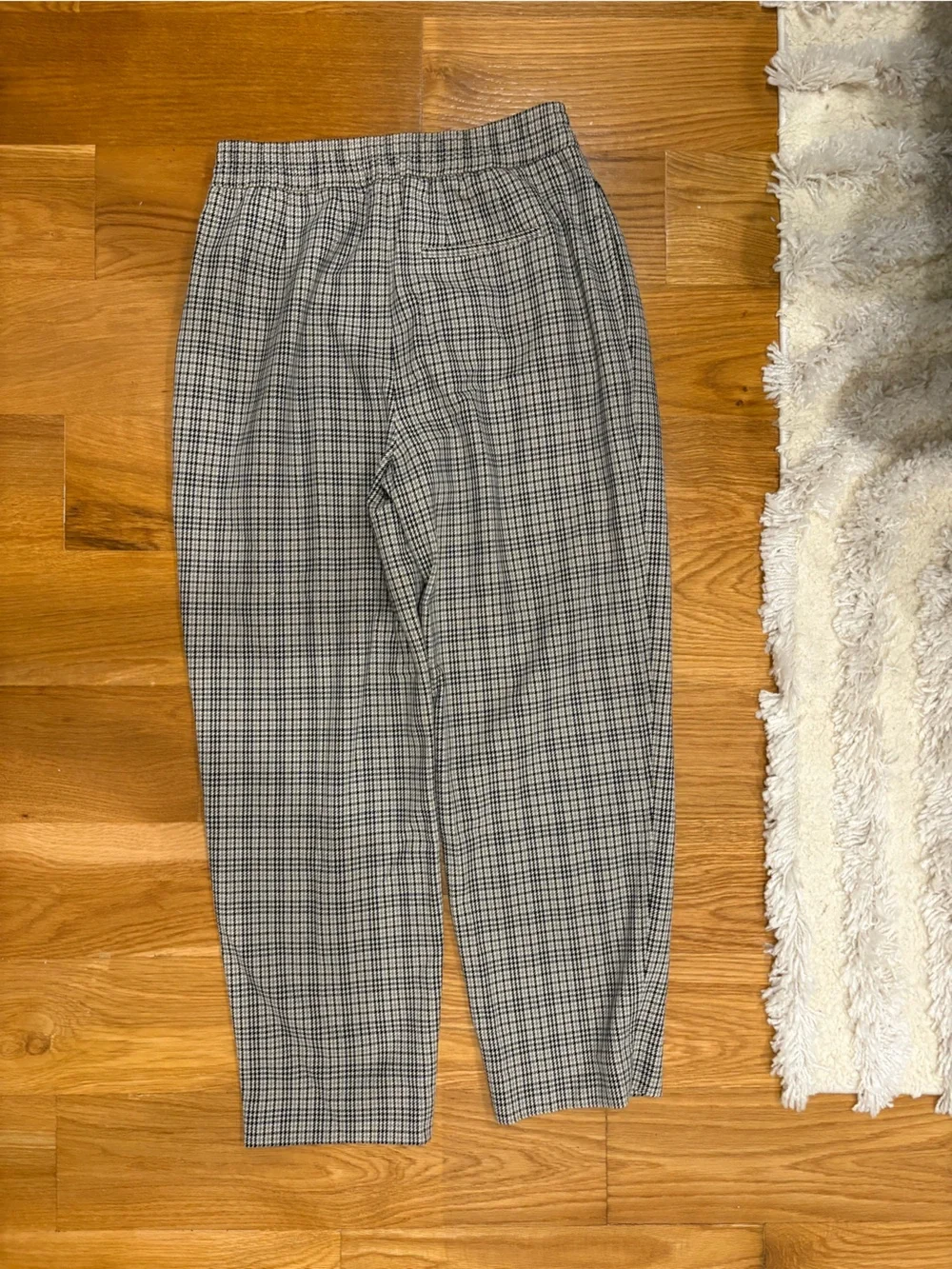 Reiss Plaid Elastic-Waist Pants